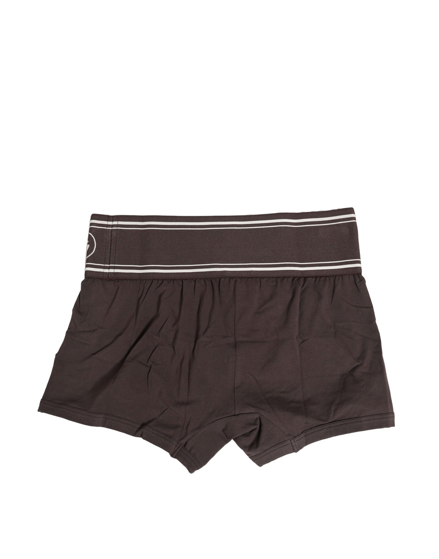 Brown Cotton Stretch Regular Boxer Underwear