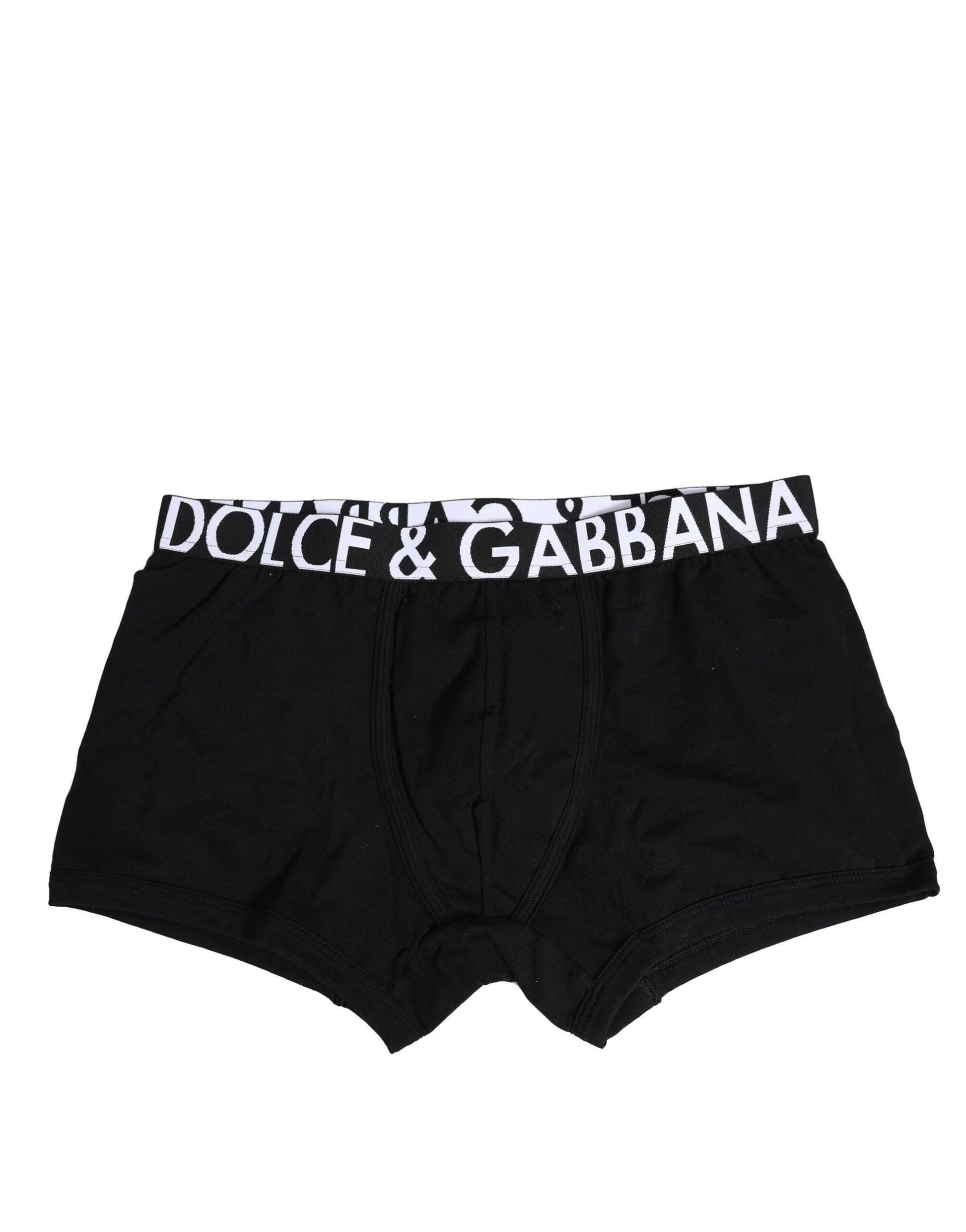 Black Cotton Stretch Regular Boxer Underwear