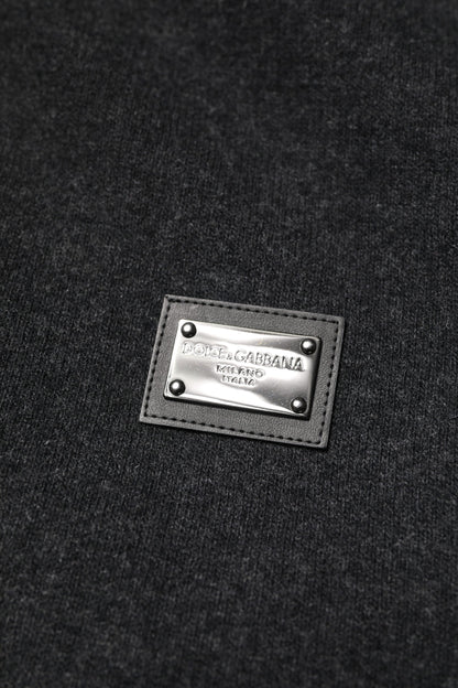 Black DG Logo Plaque Hooded Bomber Jacket