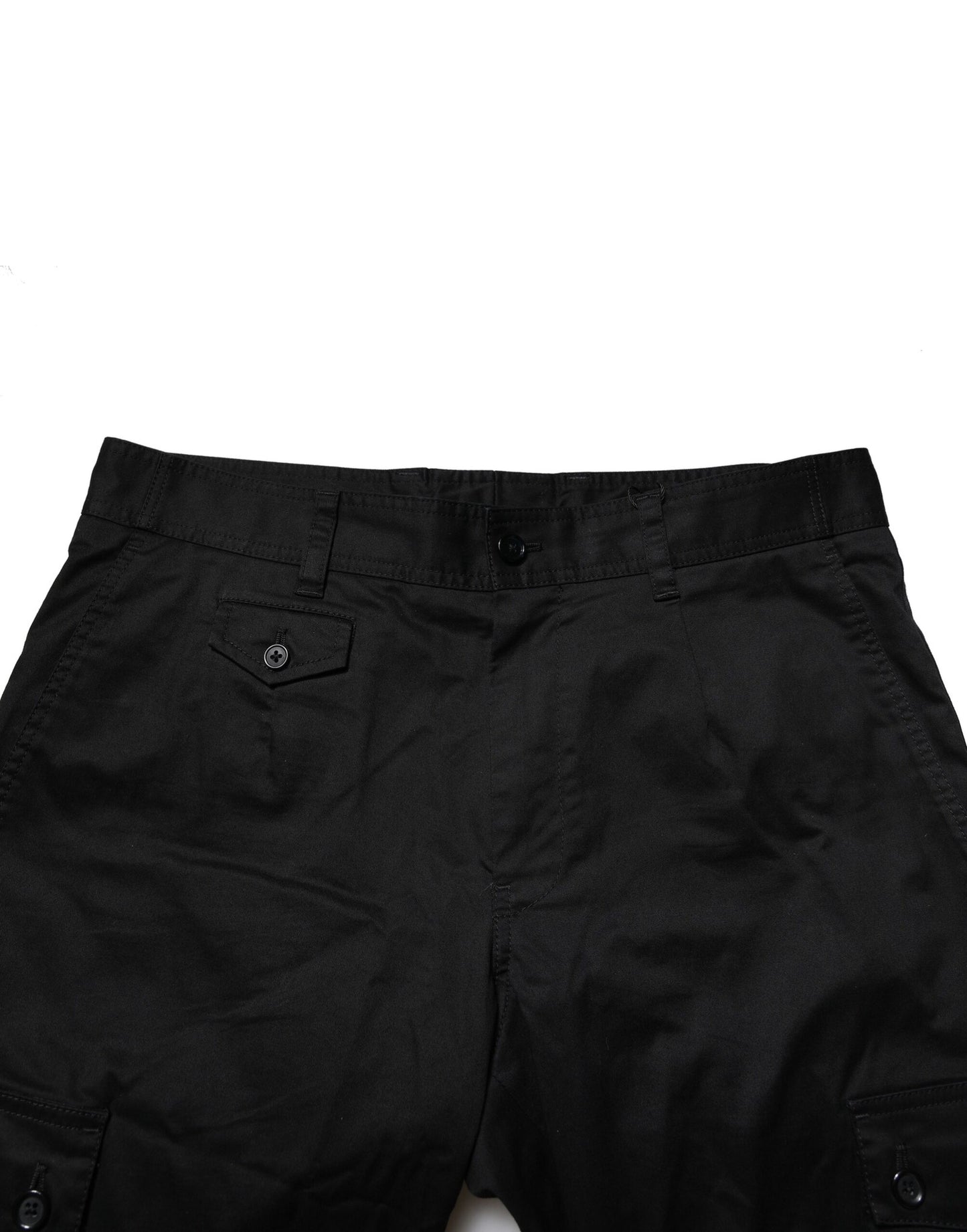 Black Cotton Dress Slim Formal Pants