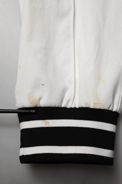 White Cotton Cargo Jogger Men Pants