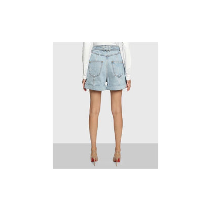 Blue Cotton Short