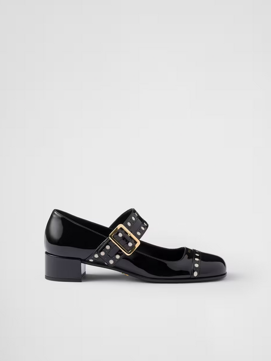 Black Patent leather Mary Jane pumps
