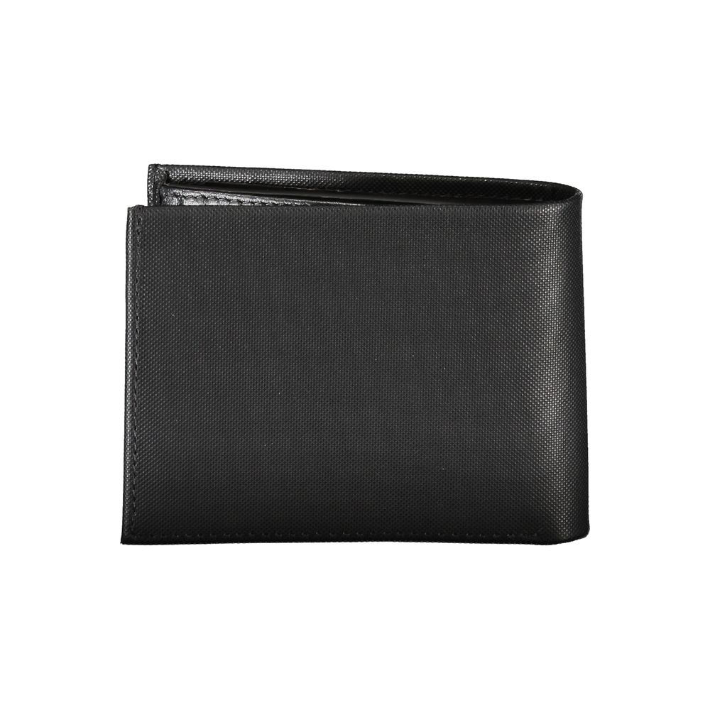 Elegante Cartera de Piel Negra con Bloqueo RFID