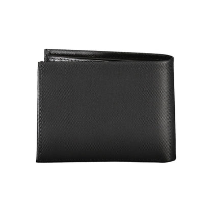 Elegante Cartera de Piel Negra con Bloqueo RFID