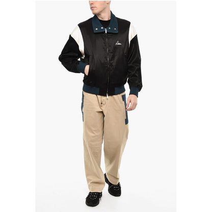 Satin Jacket with Velvet Collar