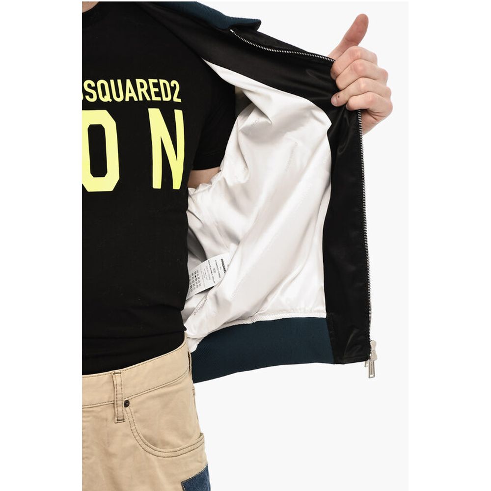 Satin Jacket with Velvet Collar