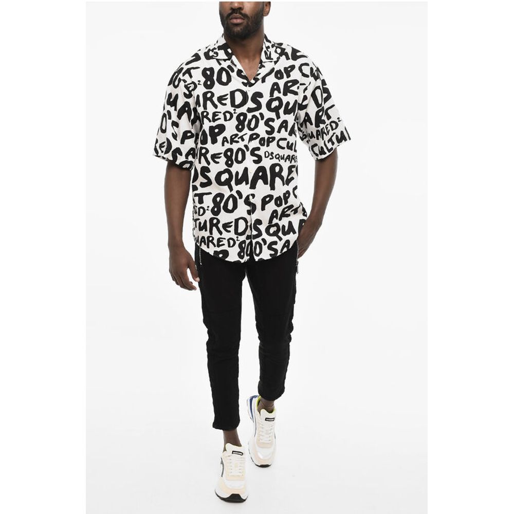 All-Over Monogram Two-Tone Shirt