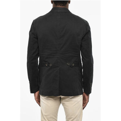 Cotton Twill Blazer with Breast Pocket