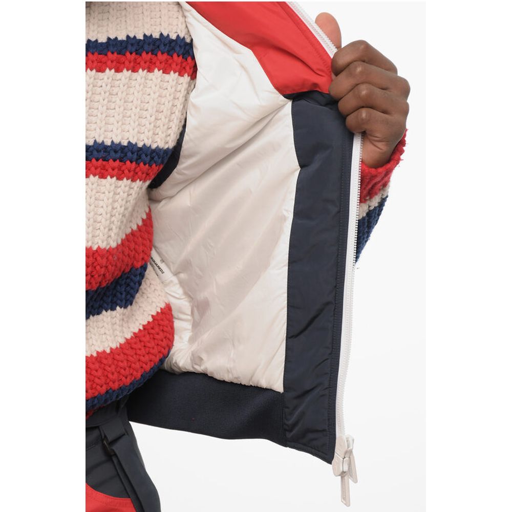 Sleeveless Color Block Padded Jacket