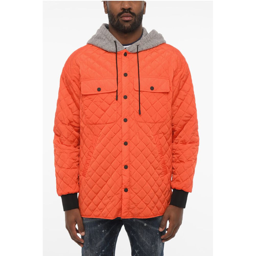 Quilted Jacket with Snap Buttons