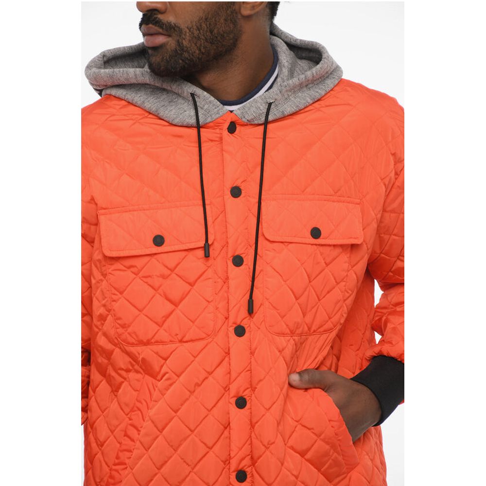 Quilted Jacket with Snap Buttons