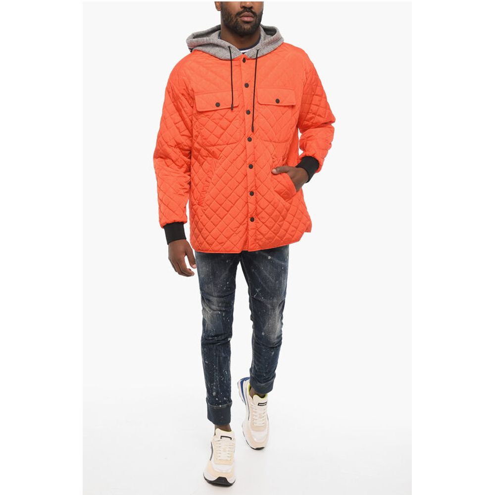 Quilted Jacket with Snap Buttons