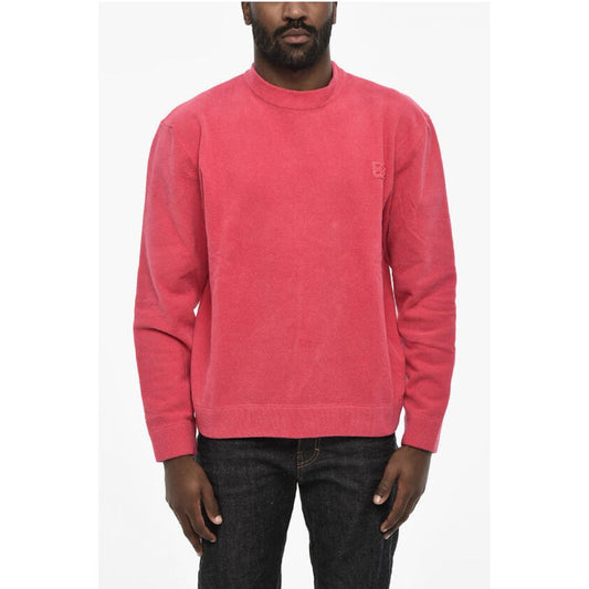 Terry Cotton Crew-neck Sweater