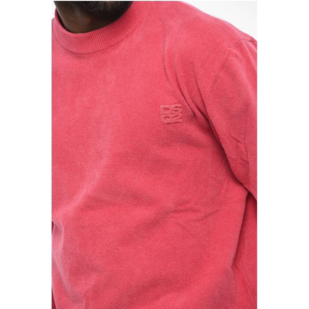 Terry Cotton Crew-neck Sweater