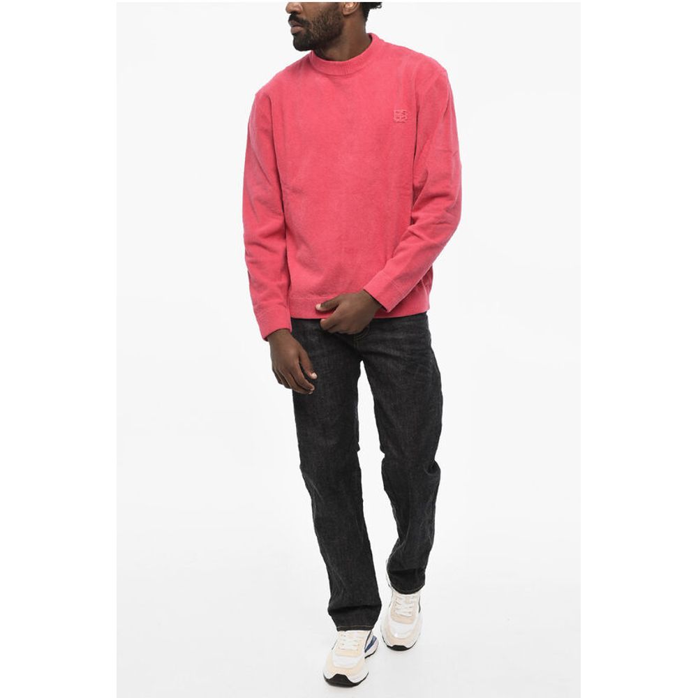 Terry Cotton Crew-neck Sweater