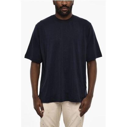 Solid Color Crew-neck T-shirt
