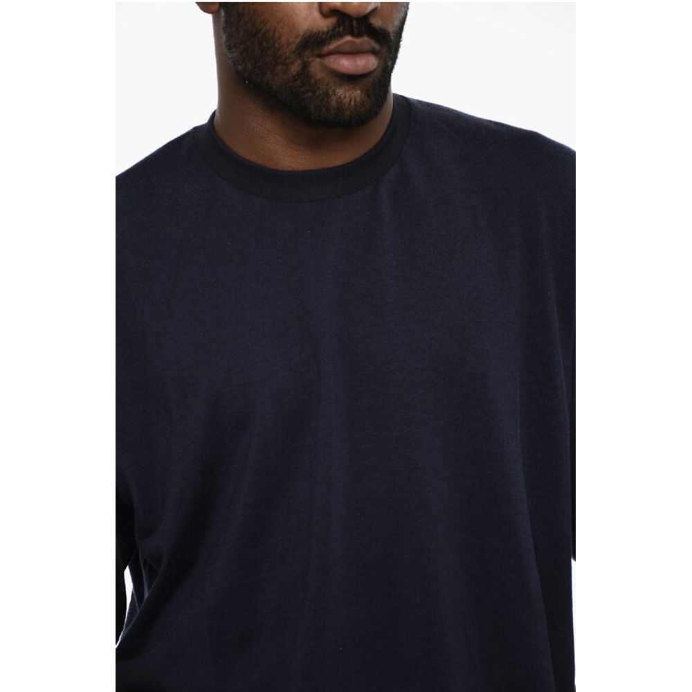 Solid Color Crew-neck T-shirt