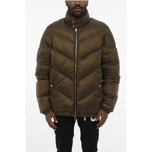 Quilted Jacket with Zip Closure and Monogram