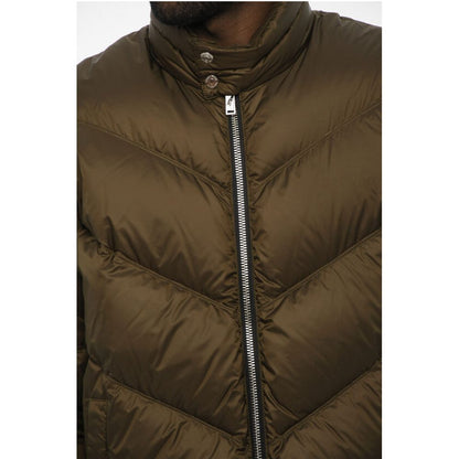Quilted Jacket with Zip Closure and Monogram