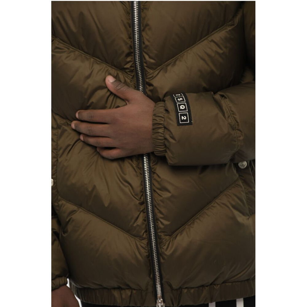 Quilted Jacket with Zip Closure and Monogram