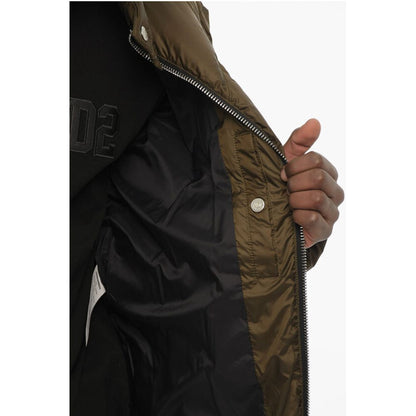 Quilted Jacket with Zip Closure and Monogram