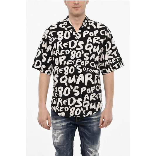 All-Over Logo Cotton Shirt
