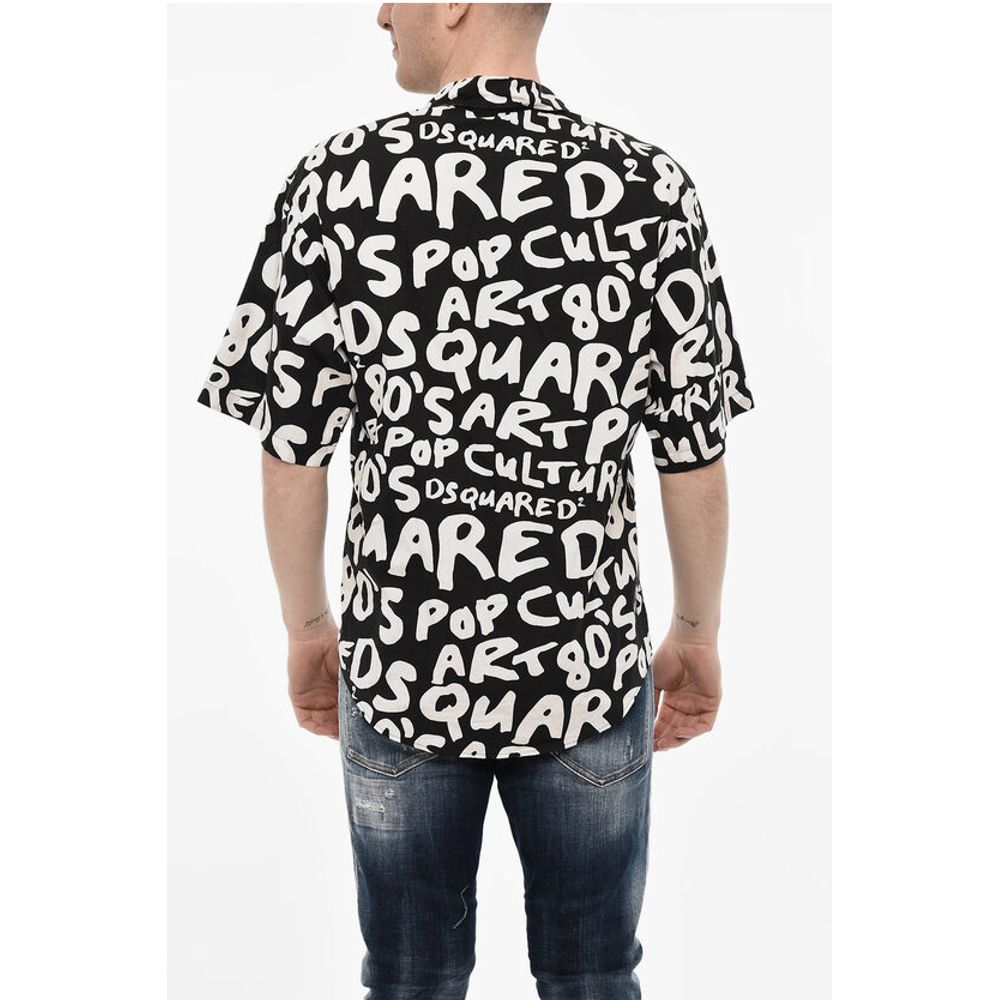 All-Over Logo Cotton Shirt