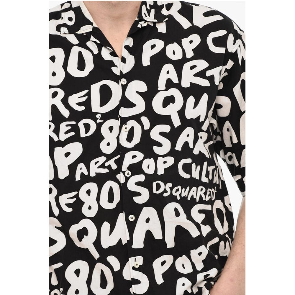 All-Over Logo Cotton Shirt