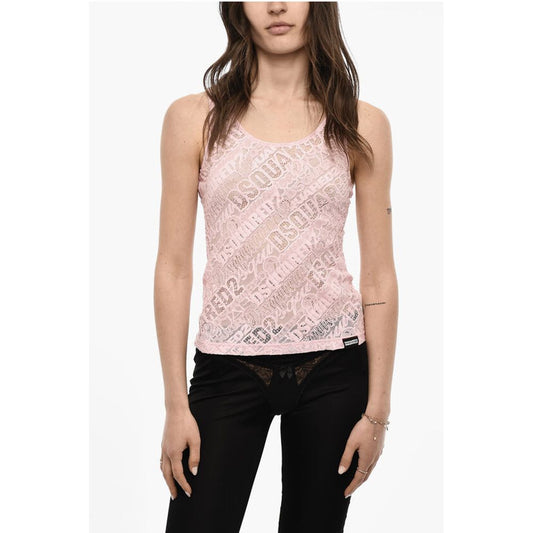 All-Over Logo Perforated Top