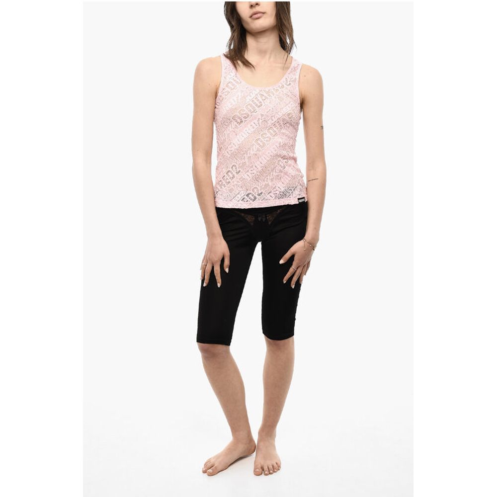 All-Over Logo Perforated Top