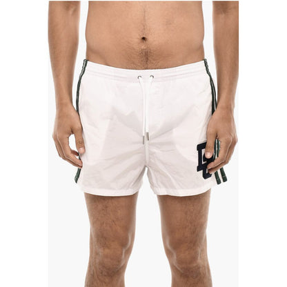 Swim Short with Embossed Logo