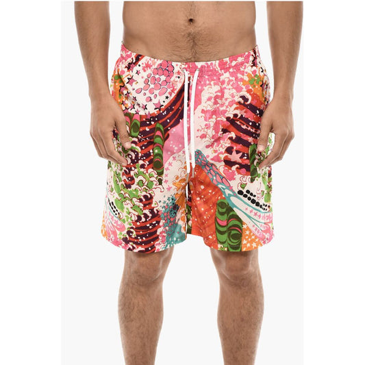 Allover Printed Swim Shorts