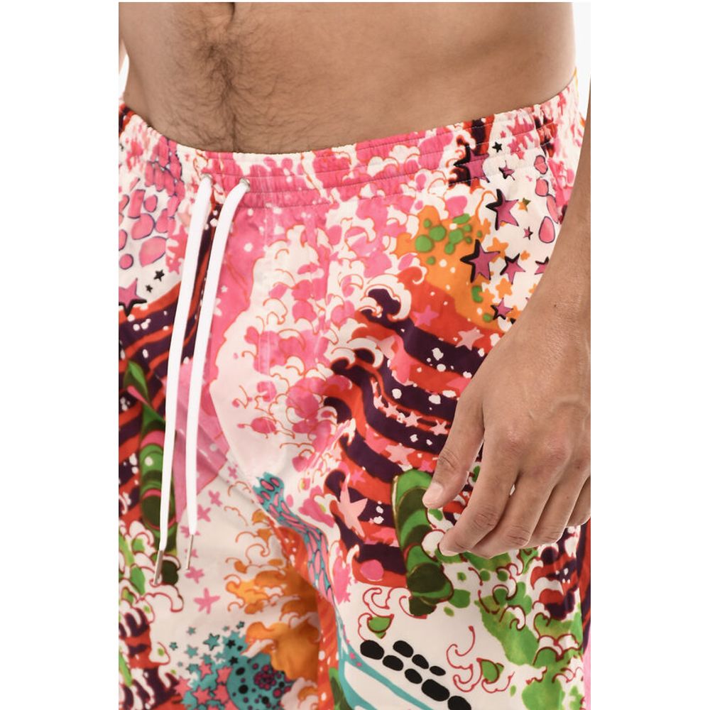 Allover Printed Swim Shorts
