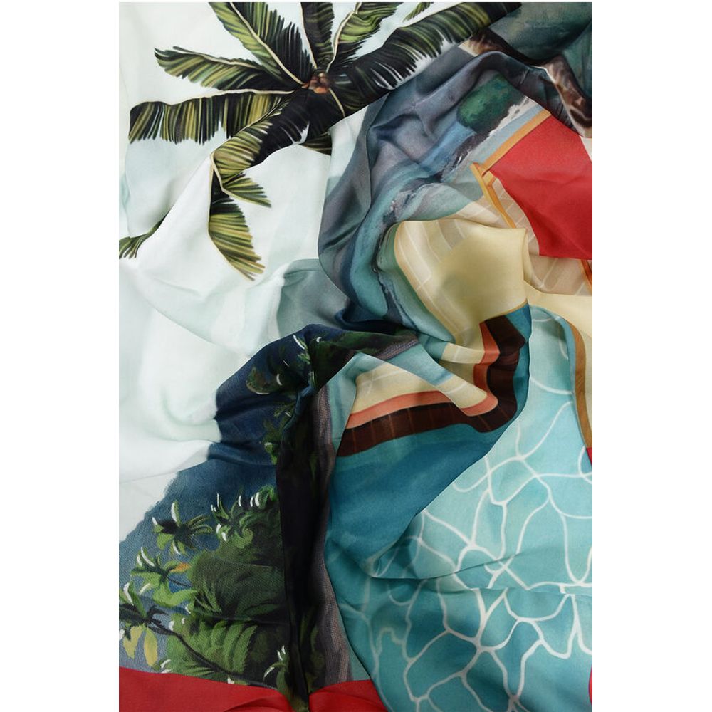 Patterned Silk Foulard