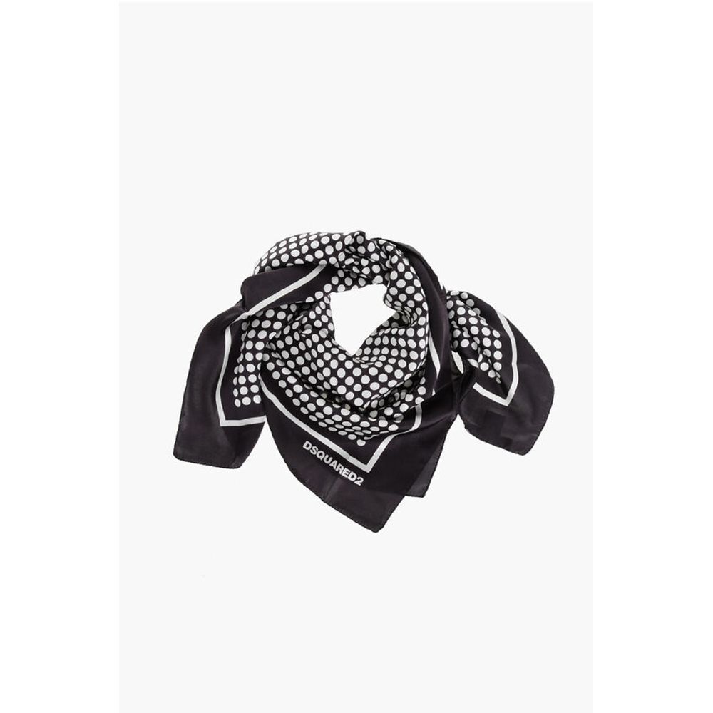 Polka Dots Silk Foulard