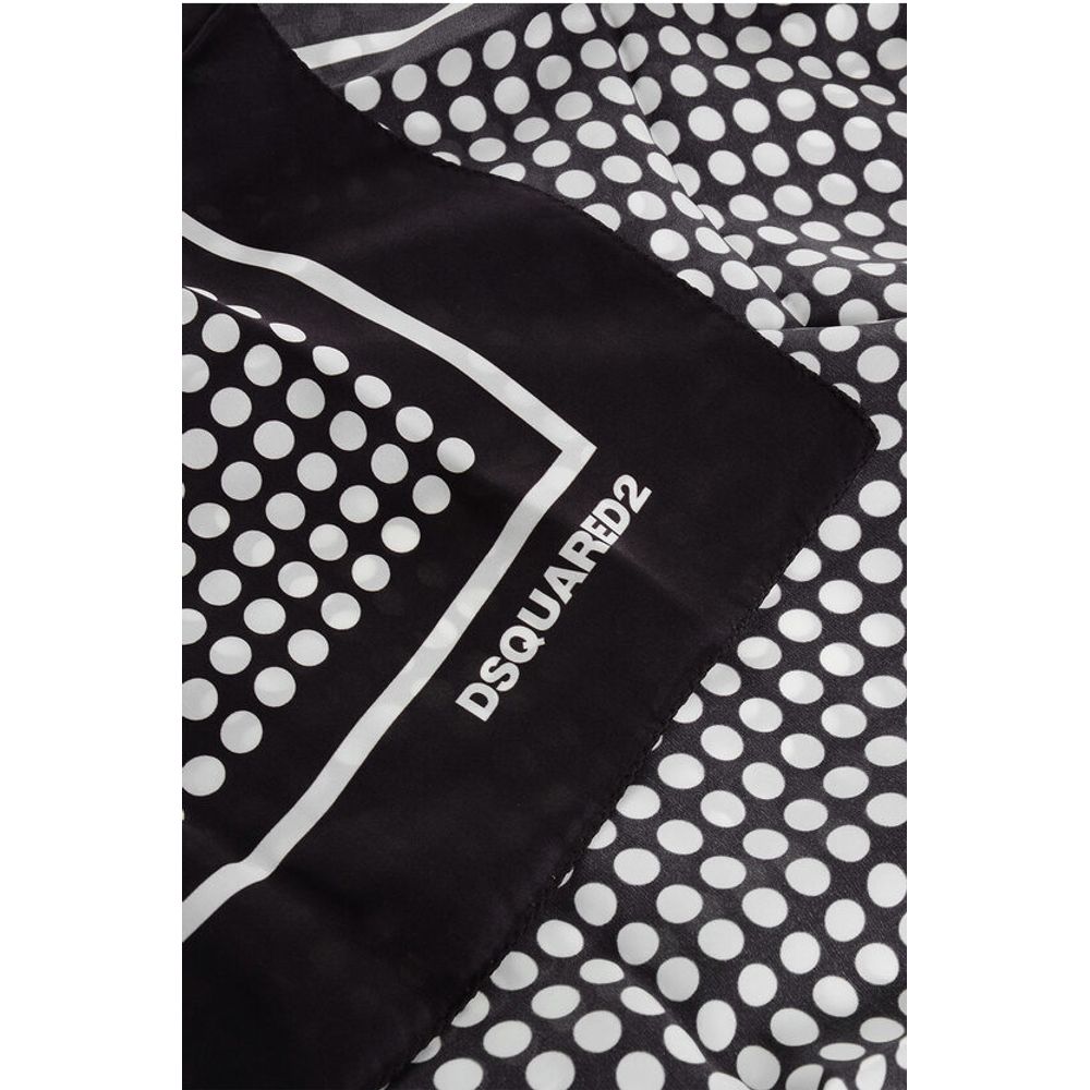 Polka Dots Silk Foulard