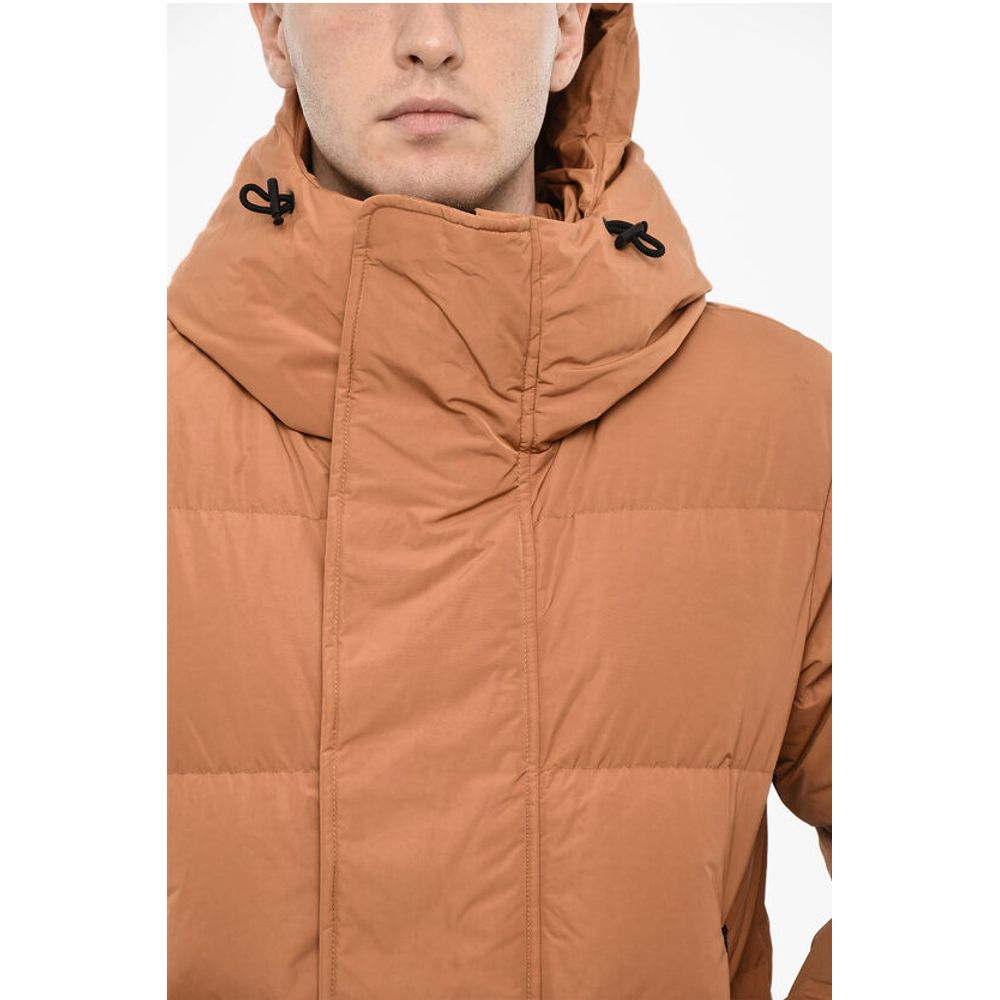 Quilted Hooded Duck Down