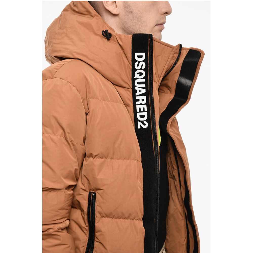 Quilted Hooded Duck Down