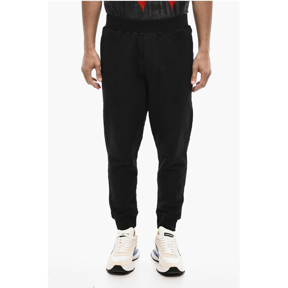 2 Pockets Fleeced Cotton Joggers