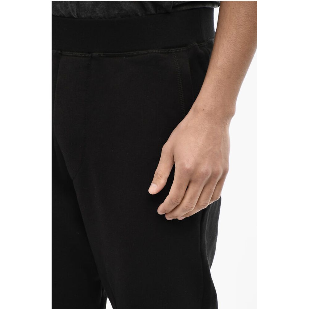 2 Pockets Fleeced Cotton Joggers