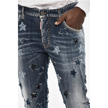All-Over Patches Delave' SKATER Jeans
