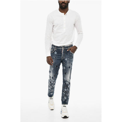 All-Over Patches Delave' SKATER Jeans