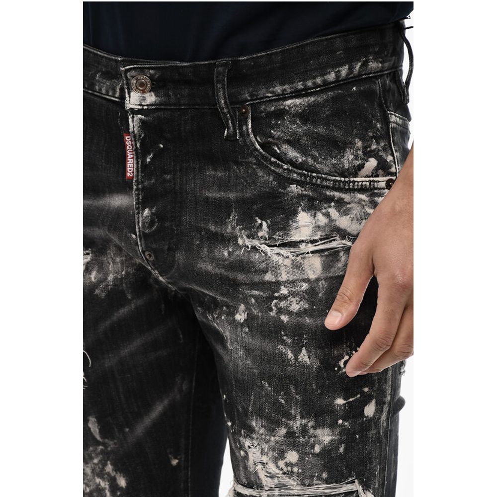 Acid Wash Distressed SUPER TWINKY Jeans