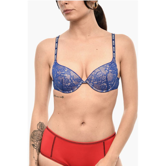 All-Over Logo Lace ICON Balconette Bra