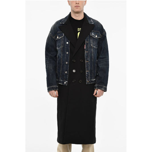 Double Layer Double Breasted Coat