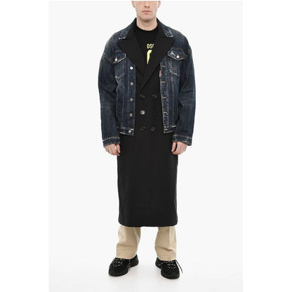 Double Layer Double Breasted Coat