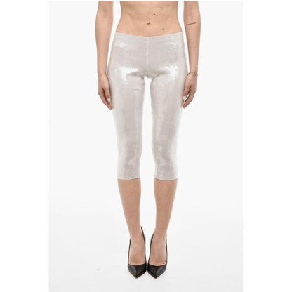 3/4 Leggings With Allover Sequins
