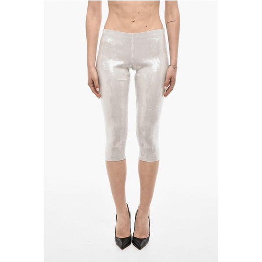 3/4 Leggings With Allover Sequins