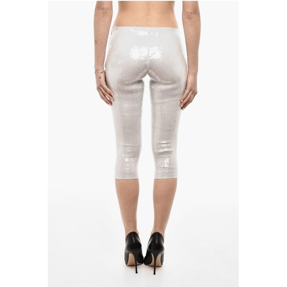3/4 Leggings With Allover Sequins